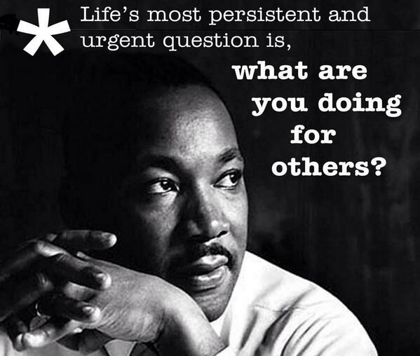 Hope everyone enjoys their day off, but dont forget why we have a day off. #MLKDay2014 #motivationalmonday