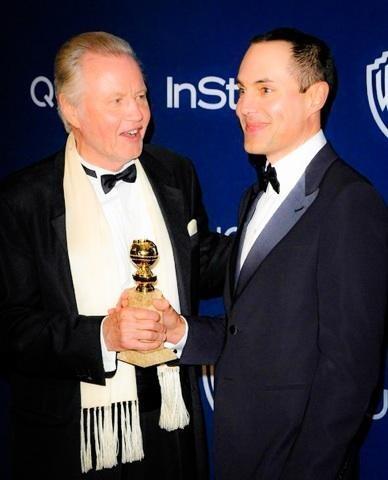 TheOne's tweet image. Last weekend at the Golden Globes when my father won for Best Supporting actor in a TV show