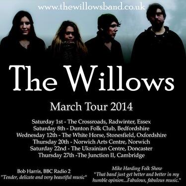 TheWillowsBand's tweet photo. Here we go then... Our March Tour!! Can't wait for this! #WillowsTour http://t.co/81RxgPJni0