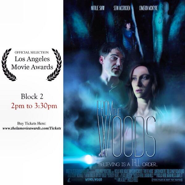Do you want to see #FromTheWoods on the big screen?? Come to the #LosAngelesMovieAwards Jan 25th at 2pm! #slenderman