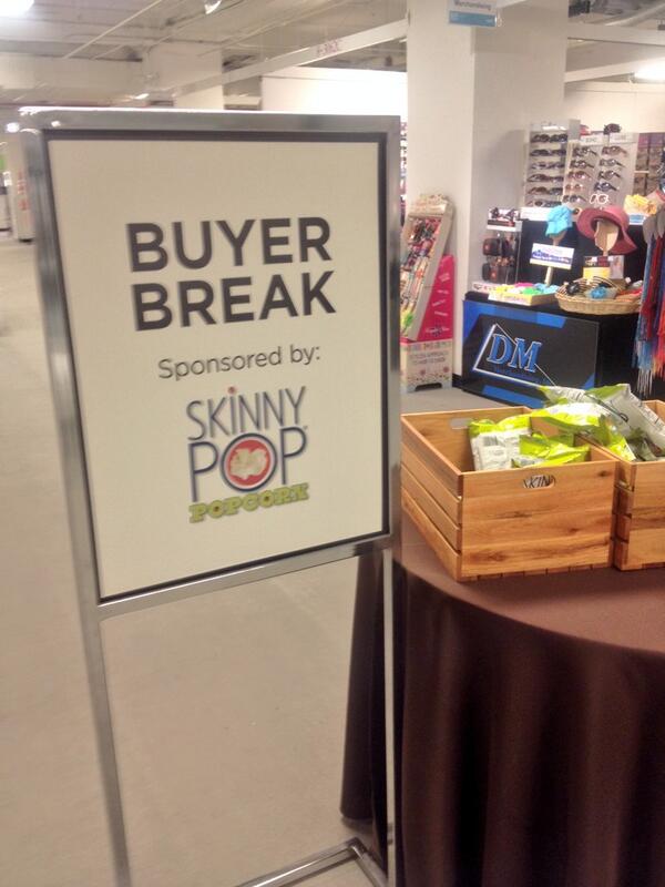 Thanks for the snack break <a href="/theskinnypop/">SkinnyPop Popcorn</a>! Were next to 8-4061! #chigift