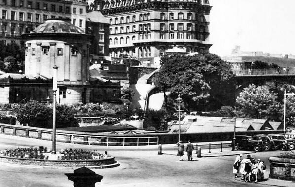 PostcardsofS's tweet image. The aquarium at aquarium top Scarborough (before it became an underground car park)