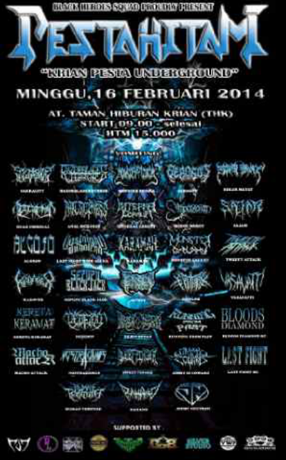 rizromrizrom's tweet photo. PESTA HITAM #1
With perform @rzrbladesterror @monster_phobia @sakrality @GEROGOT_BRUTAL @deadcriminal_dm @SAJAM_DM http://t.co/1p0vB7Ylr4