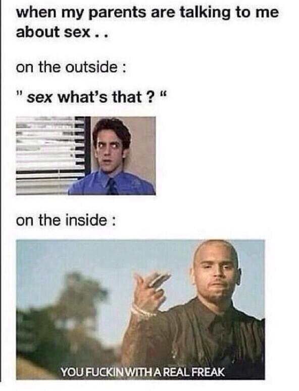 LoveForRealz's tweet photo. When Your Parents try to Talk to you about Sex... 😂😂😂😂😂😂 http://t.co/sHoZkvuLjl