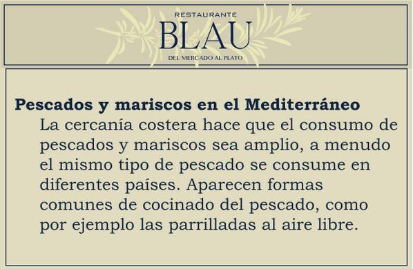 RestauranteBLAU's tweet photo. "Pescados y mariscos en el Mediterráneo" http://t.co/CpJtSkNQjY