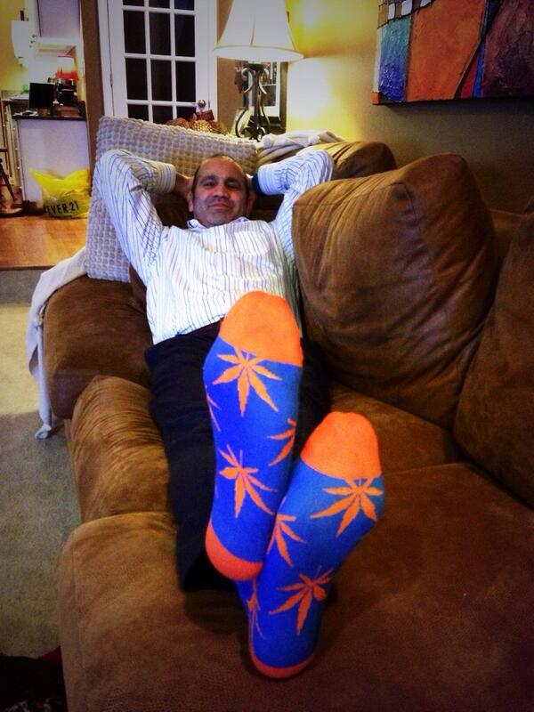 crellemma's tweet photo. Modeling his work attire http://t.co/xPquuuzE2j