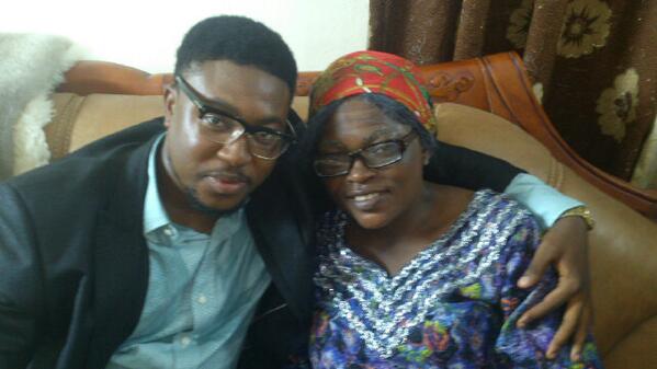 babarex's tweet photo. Filming in awka with @funkeakindele as my mum.....sit bak nd relax. Loading http://t.co/M7grJbjdJS