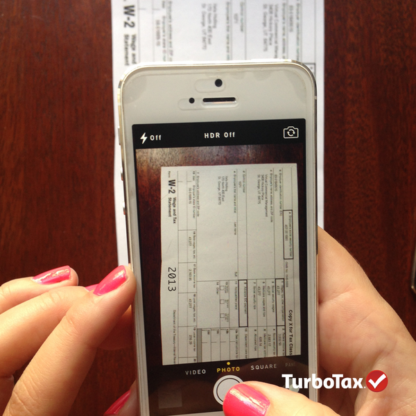 turbotax's tweet photo. What’s better than doing your #taxes on the go? Getting them done in a snap. http://t.co/88GJGyuemt #SnapTax #iOS http://t.co/NIdQCETdSM