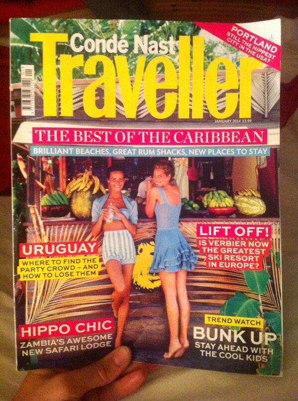 finandwend's tweet photo. Current &amp; previous workplaces featured in @CNTraveler magazine! Living the dream whilst others read about it!#lucky! http://t.co/CW8NfweV4w