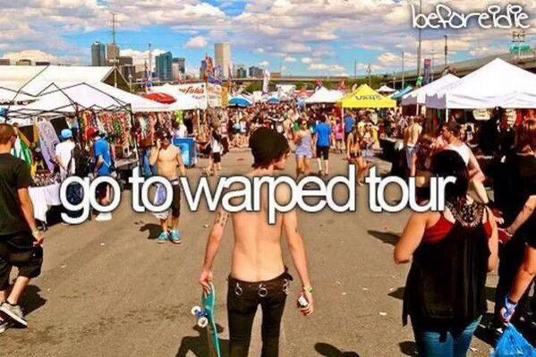 AVSTlN's tweet photo. Retweet if you want to go to Warped Tour 2014! http://t.co/o8T5ztOH5Q
