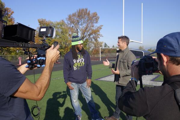 therossthomas's tweet image. Watch my story on #RichardSherman 2/1/14 on CBS Game Changers! @KevinFrazier @CBSGameChangers #itsepic