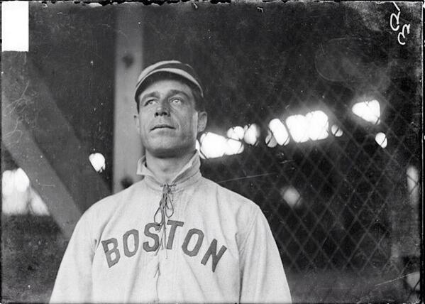 RedSox_History's tweet photo. Jimmy Collins hit .296 and drove in 72 runs as the third baseman/manager of the first World Series Champs in 1903 http://t.co/uu1aUoJlg5