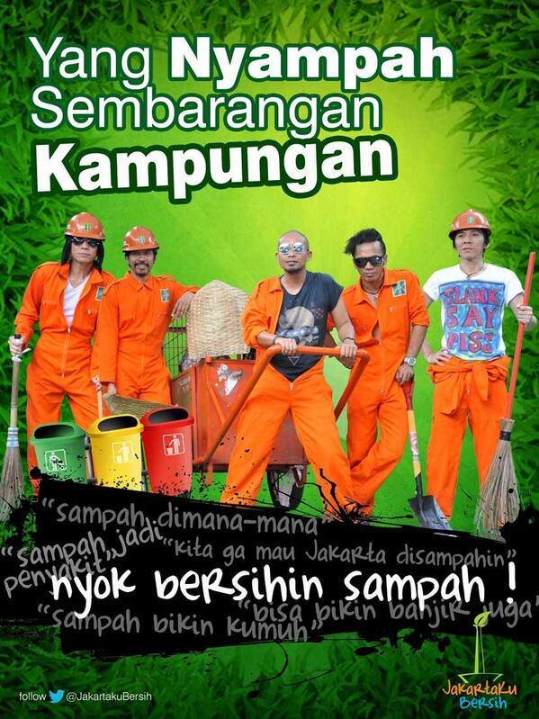 Biar nggak terus-terusan banjir, jangan lagi deh buang sampah sembarangan!!
 Yang nyampah sembarangan KAMPUNGAN!!