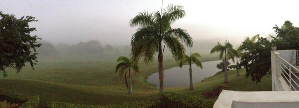 jberistain's tweet photo. Neblina desde Ciudad Jardin en Gurabo! http://t.co/QeJWRYBMVP