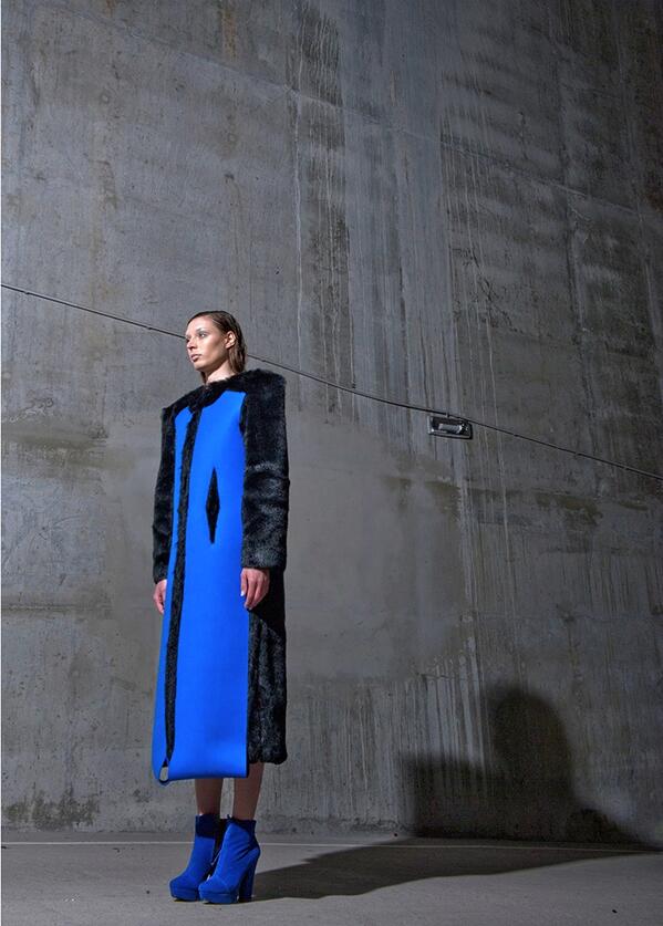 NOTJUSTALABEL's tweet photo. Obsessed with @ladygaga's iconic style? Brave the elements @PeterMovrin's M Coat... http://t.co/XownJta5K6 http://t.co/DMZoz1OxWe