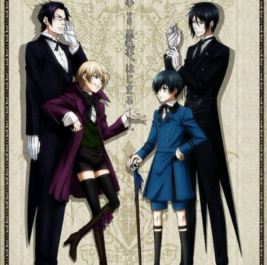 Alois &amp; Cloude Vs Ciel &amp; Sebastian #yaoi
