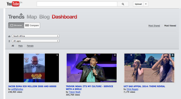 ChrisRogersZA's tweet photo. Top 3 trending videos in South Africa right! @SaxAppealMag @UCTStudent @UCT_news #SAXinSpace http://t.co/Gjj6YFLKFr http://t.co/MOEiN6X6xH