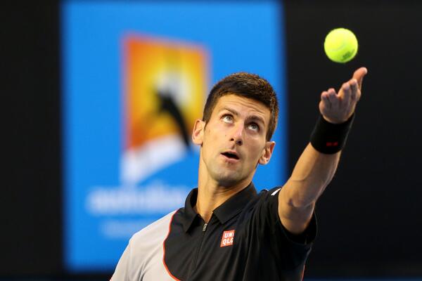AustralianOpen's tweet photo. First set to @DjokerNole 6-2. Will the re-match live up to the expectation? #ausopen #Stanimal #NoleFam http://t.co/XabPMwsNzI