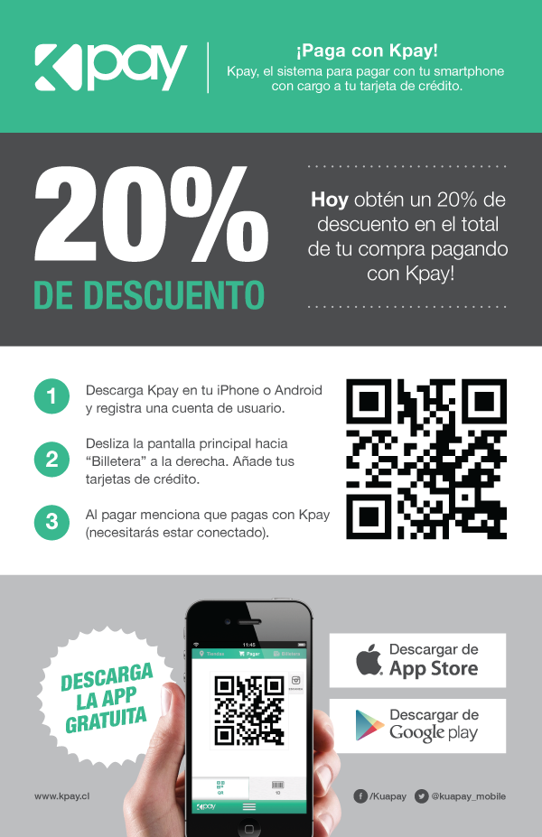 kuapay_mobile's tweet photo. En enero, aprovecha un 20% dcto en @MulatoResto de @barriolastarria pagando con tu smartphone usando #Kpay http://t.co/m4cJWos2ck