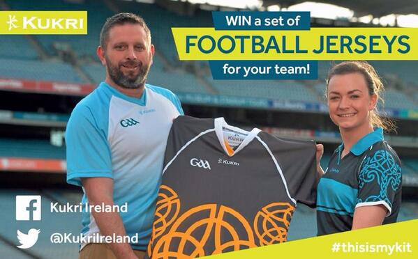 KukriIreland's tweet photo. Great competition to win a set if jerseys for your GAA club,RT to be in with a chance to win @officialgaa #teamkukri http://t.co/awjxIBH9n5