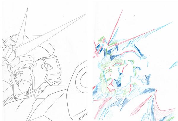 厨房ちゃうよ در توییتر Altoron32 あと１枚絵なら鉛筆線画を取り込んで使ってます 鉛筆線と色トレス線を分けてスキャンして 後は動画と同じように 仕上げ 彩色して デジタル線画をすべて非表示にすればokですので Http T Co Gtovanbj15