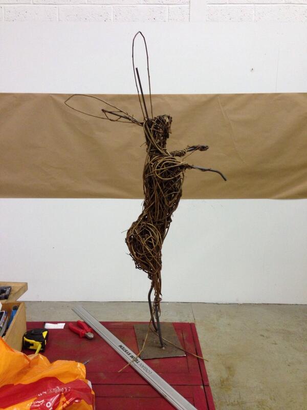 “<a href="/emmastothardart/">Emma Stothard Sculpture</a>: #love #willow #winterwatch ” saw the hare today. Our good omen