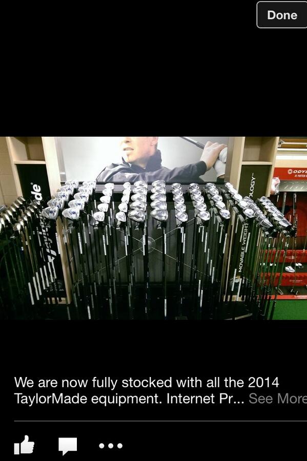 Leepro26's tweet photo. All stocked and ready with Taylor Made. http://t.co/hnfX3ut0l1