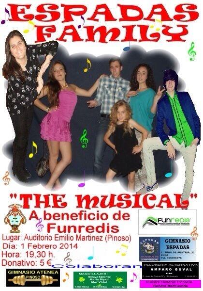 Funredis's tweet photo. Sábado 1 de Febrero gala benéfica gimnasio espadas a favor de funredis en el auditorio Emilio Martínez de #Pinoso http://t.co/hVLUXtr5Xc