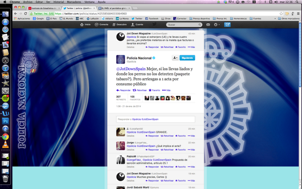 AntonioMaestre's tweet photo. Esto sí que es información de servicio público @policia. Así sí. http://t.co/hOeqwMbYwf