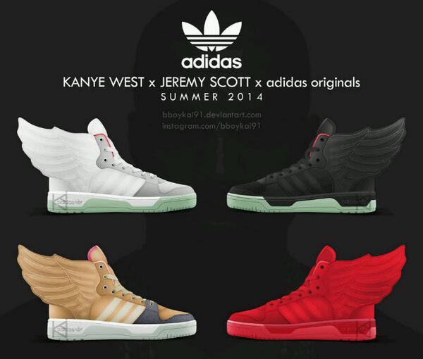 MiltonfrxshKing's tweet image. Kanye West x Jeremy Scott x Adidas originals summer 2014 concept you like? Cc @adidasZA #styletuesday