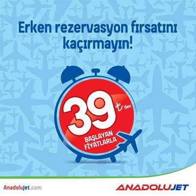 20-26 Ocak tarihleri arasında biletinizi alın , 01 Mart - 31 Mayıs tarihleri arasında 39 TL ye uçun !! #thalassatours