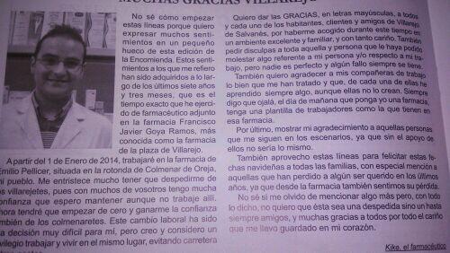 kalicato's tweet photo. Que grande @kikecolmenar.Auque confieso y hablo por Villarejo de Salvanes, que se te echa mucho de menos, cabroncete! http://t.co/8VKX84364Z
