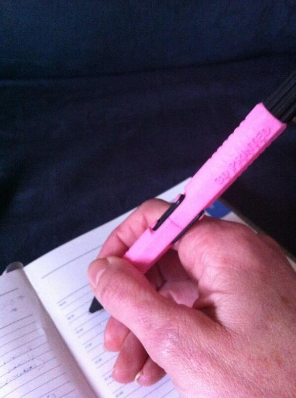 RPES12's tweet image. As my new #3dprinting demo piece it was prob a tad expensive! But I have to confess to really quite liking it :-)