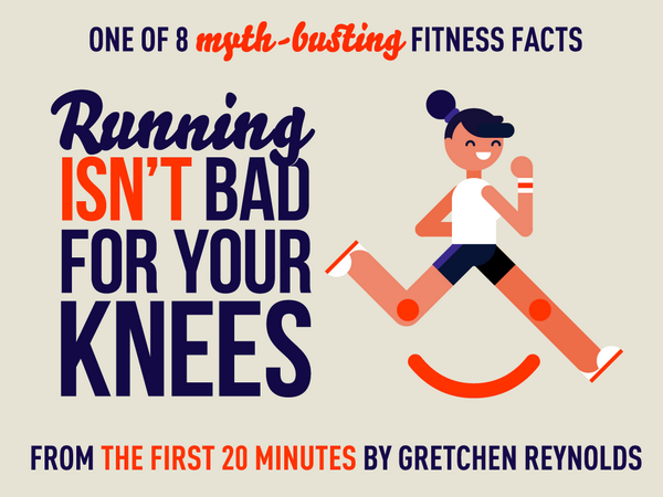 Surprisingly, running isn't actually bad for your knees. RT to enter &amp; win #TheFirst20Minutes bit.ly/1jocbzv