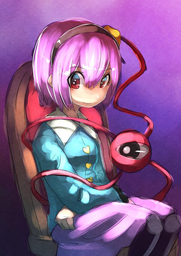 古明地さとり 「さとりん #深夜の真剣お絵描き60分一本勝負 」|はしろのイラスト
