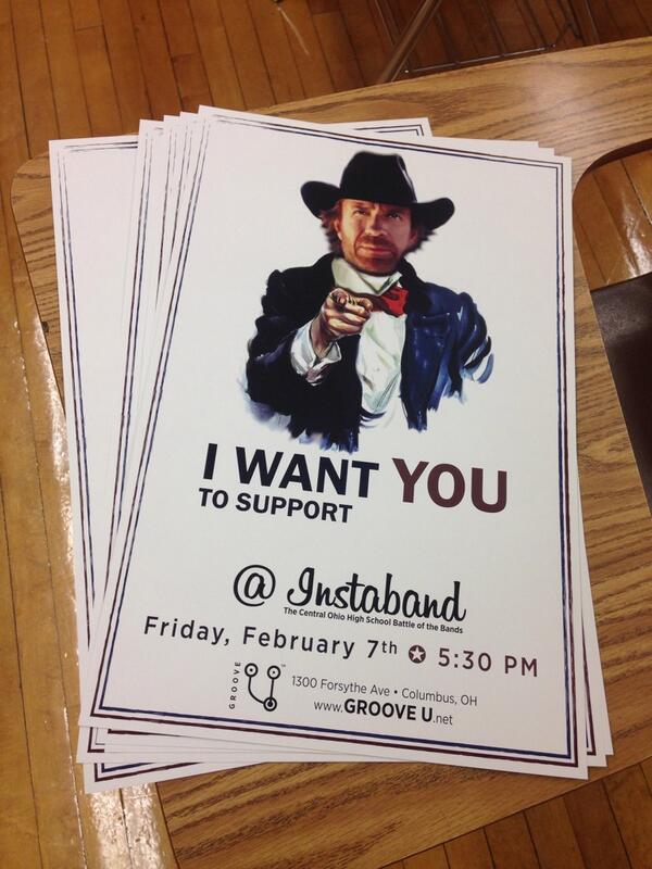 <a href="/grooveu/">the groove</a> love these posters we got today for instaband! We're super excited to do this again.