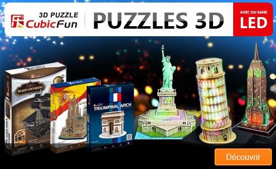 Nouveautés arrivées ces derniers jours : 137 modèles Cubic Fun. En exclusivité en Europe ! planet-puzzles.com/cubic-fun