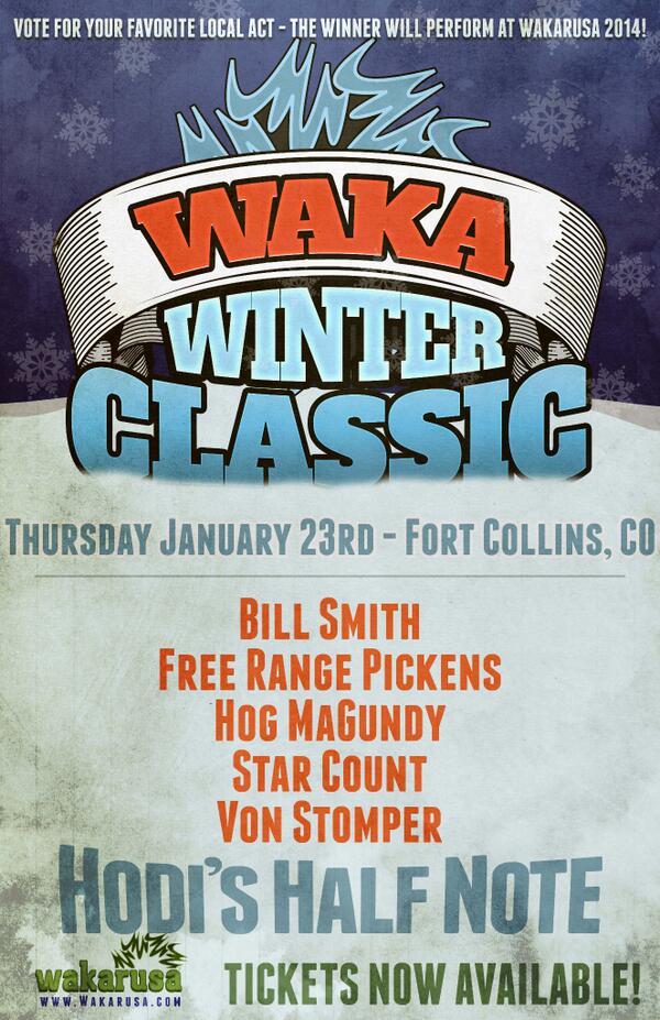 wakarusafest's tweet photo. #WWC2014 heads to Colorado @hodis with #billsmith #freerangepickens @HogMaGundyMusic #starcount #vonstomper http://t.co/GmYcumaTZG