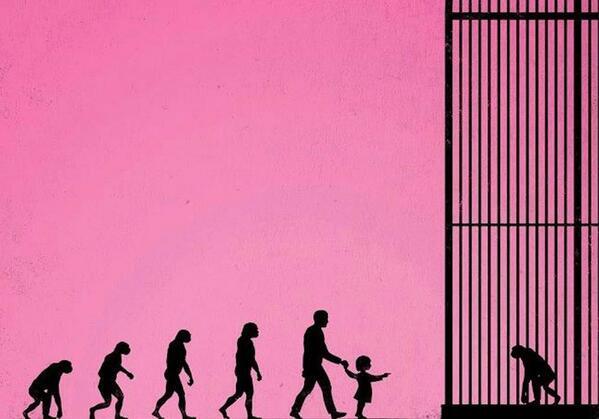 ecorepublicano's tweet photo. Evolución humana: 
http://t.co/ho6CyhGKXC