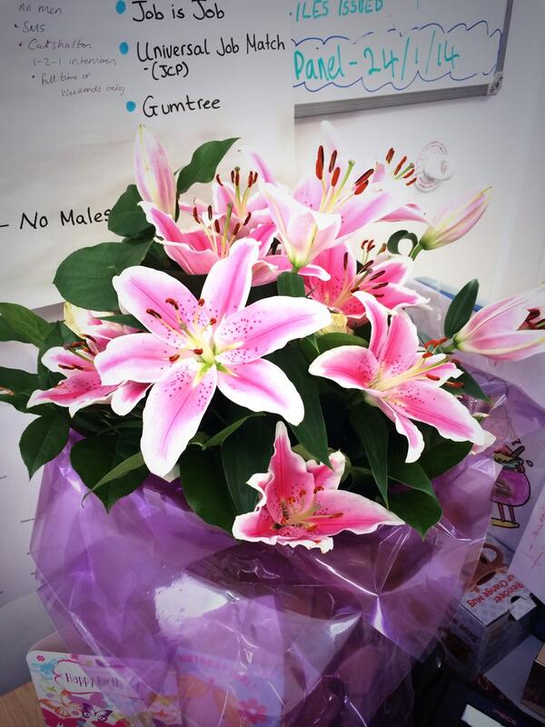 Taintedthing's tweet photo. My beautiful flowers at work opened up today :) so lovely http://t.co/t1fj3q0J0K