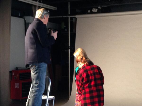 Behind the scenes <a href="/asylumartists/">Asylum Artists</a>...Don Dixon is shooting our newest staffer, watch for details!