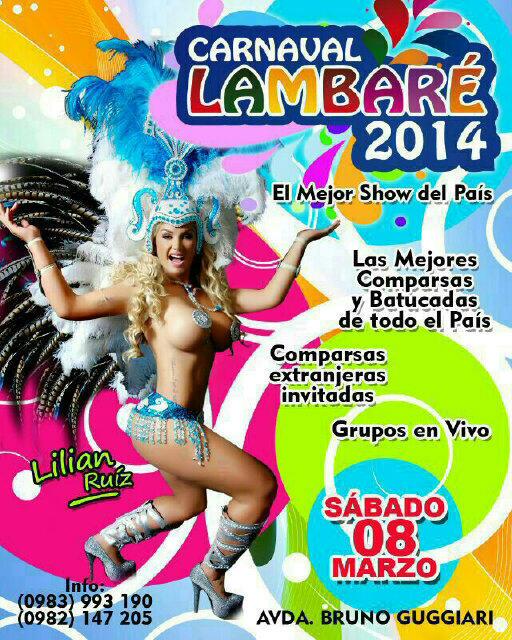 juancasamaniego's tweet photo. Regresa con todo! Carnaval de Lambare 2014! Felicitaciones a los organizadores. http://t.co/SqoLS3oiUo