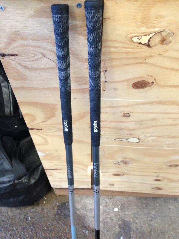 Brand new grips with cord at #TGSurrey #BetterClubControl @golfpridegrips style @TopGolfCoaching @TopGolfUK