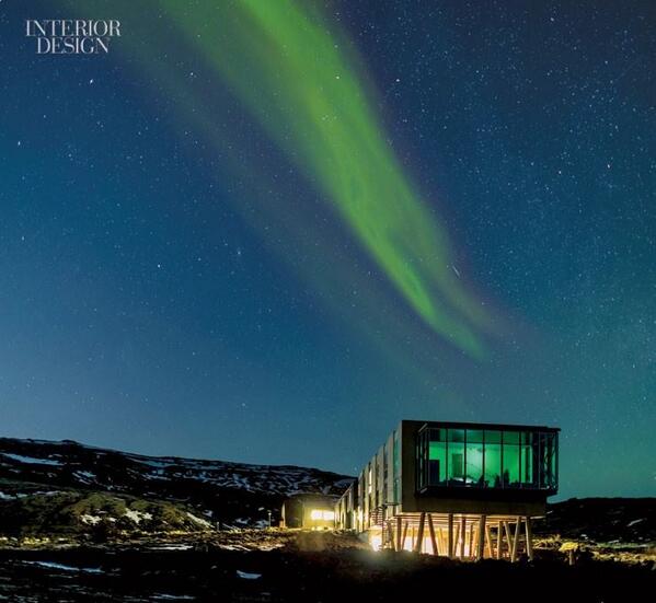 InteriorDesign's tweet photo. This resort hotel in #Iceland dramatically emerges from the mountainside #boy2013: http://t.co/MRrdsdvfQW http://t.co/67muSMvEFu