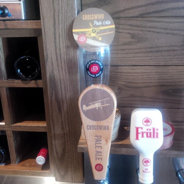 BeertownPublic's tweet photo. Just tapped! Lake of Bays Crosswind Pale Ale on the Public Pour at Beertown London. #beer #craftbeer http://t.co/3wNCktaMbQ