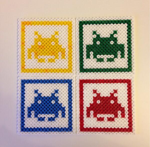 crafty_chicka's tweet photo. Set of 4 retro space invader coasters £4.50 plus postage http://t.co/tAt6tRuXSz