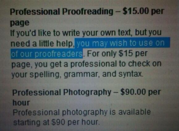 STEcopywriting's tweet photo. You may wish to follow your own advice... #typotuesday http://t.co/kAucvsoaoi
