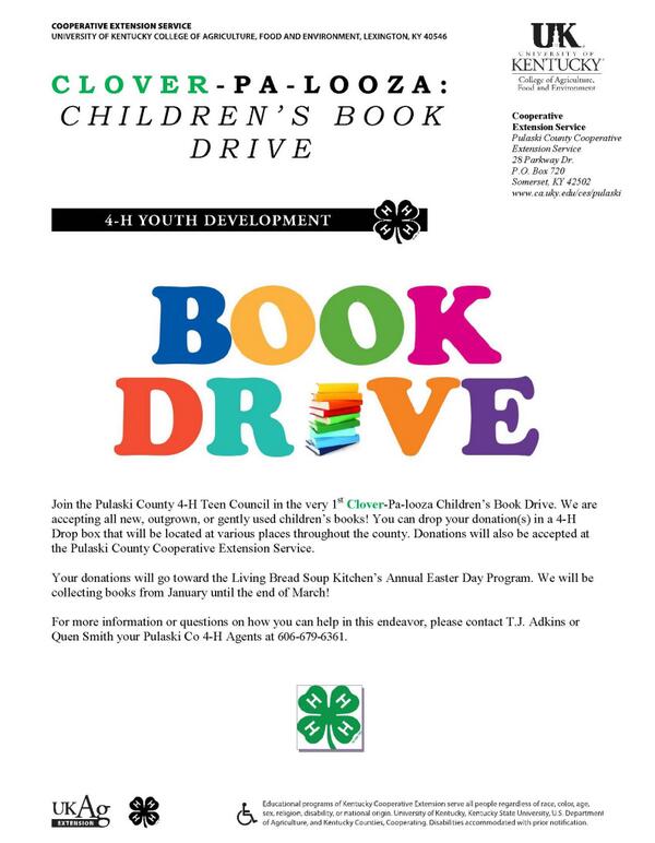 PulaskiCo4HKY's tweet photo. Please help in this Pulaski County 4-H Teen Council Effort.... http://t.co/rse7ZfWvsX