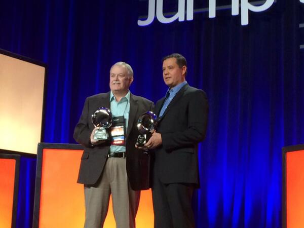 Transplace's tweet photo. We were thrilled to be recognized as a @WrldTrade #AllianceAward winner at #JS2014 today! Way to go Team Transplace! http://t.co/Dcghv23eRH