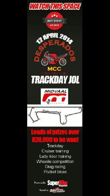 DesperadosM's tweet photo. first ever trackday jol in the history of biking.  We r not only the ultimate club of choice, but also trendsetters http://t.co/YBJxKsHjIH